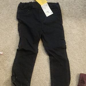 Toddler black pants